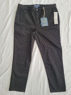 Democracy Polka Dot Skinny Pants - Dark/Black [NWT*]